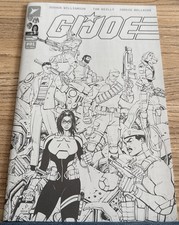 GI Joe#1 wrap around cover B & W Image Comic & Bagged