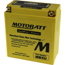 MotoBatt MB5U Quadflex AGM Sealed Battery