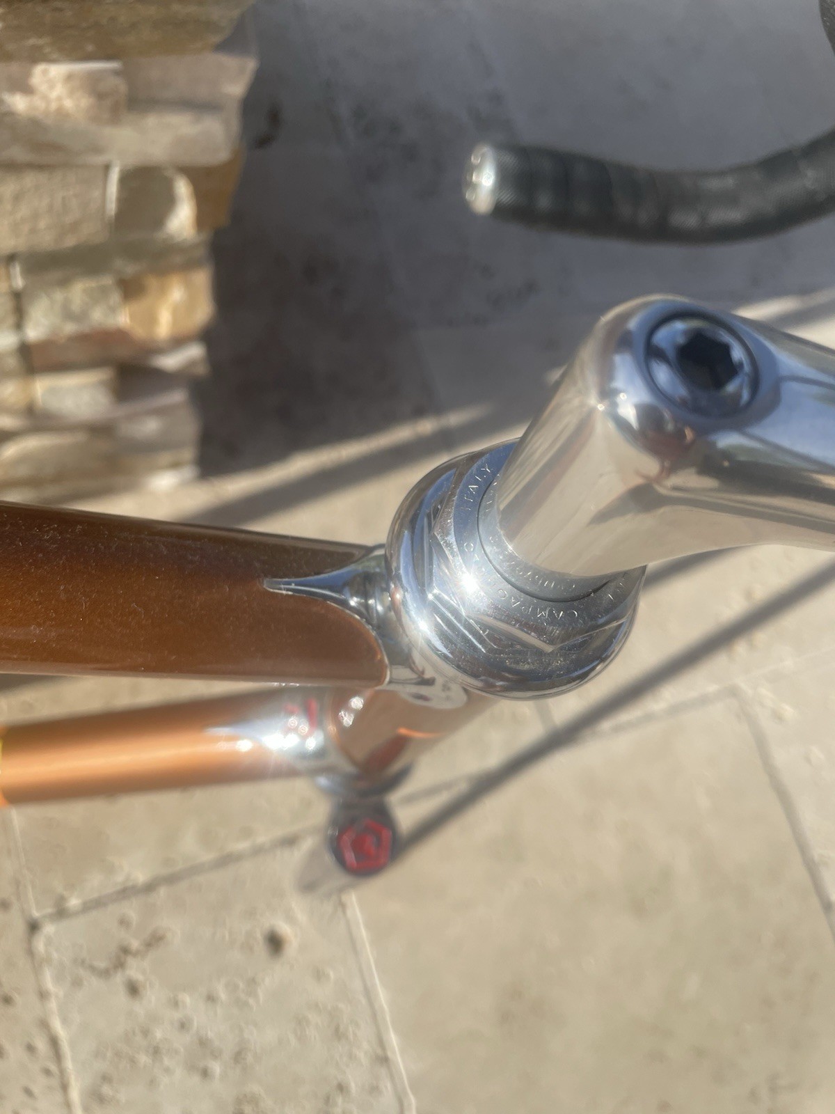 Rossin Track Frameset Bike pista bronze Campagnolo cinelli njs Fixed