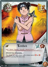 Tenten - N-311 - Uncommon - 1st Edition - Spiral Foil The Chosen Played - Naruto
