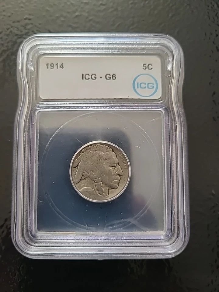 1914P G6 Buffalo Nickle ICG - Image 3 of 4