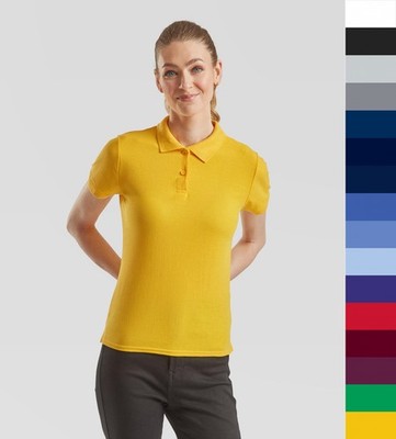 Fruit of the Loom Damen Poloshirt Polo Mischgewebe 63-212-0 NEU