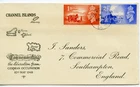 1948 CHANNEL ISLANDS LIBERATION GREAT BRITAIN GEORGE 6th ILLUS FDC ALDERNEY CDS