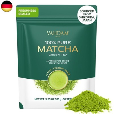 VAHDAM Matcha Green Tea Powder, 100% Pure Authentic Japanese Matcha Green Tea