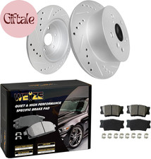 Kit pastiglie e rotori freno posteriori per Toyota 2012-2017 Camry, Lexus 2013