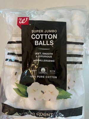 Walgreens 280 Cotton Balls(4 Packs of 70)Soft Natural Cotton   Beauty & Care