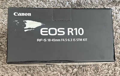 Canon EOS R10 Mirrorless Camera RF-S 18-45mm IS STM Lens Kit New 