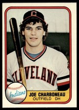 1981 Fleer Joe Charboneau Rookie Cleveland Indians #397