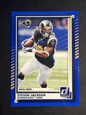 2025 Panini Donruss - Steven Jackson #205 Press Proof Blue
