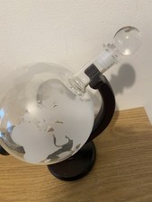 Kemstand Globus Glas Whisky Dekanter mit Schiff Maritim Motiv - Blickfang 