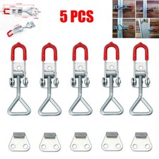 5PCS Steel Toggle Latch Catch Adjustable Lock Clamp Anti-rust Clip For Box Case