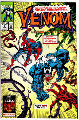 VENOM  LETHAL PROTECTOR #5 (1993): KEY- 1st Phage: NM