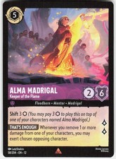 Alma Madrigal Keeper of the Flame 58/204 Wilds Unknown Disney Lorcana