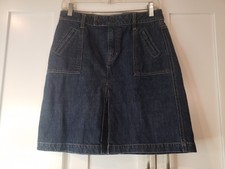 Womens Size 4 Gap Jean Blue Denim Pre-washed Skirt
