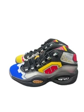 Reebok Men Question Mid Power Rangers GY0590 Black/Silver Metallic/Vector Red