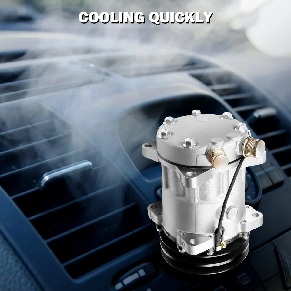 Компрессор переменного тока для 1993-1999 Mack CL 1982-1985 Mazda 626 1995 Peterbilt 379 12,7 л - Изображение 4 из 4