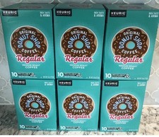 6x The Original Donut Shop Regular Medium Roast Coffee K Cup Keurig 60ct 06/2026