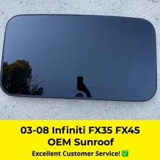 Infiniti FX35 Sunroof Glass Moonroof Factory OEM 2003 2004 2005 2006 2007 2008