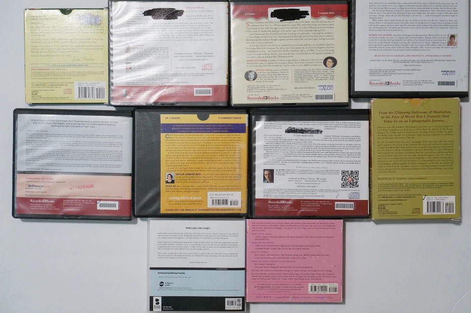 Lot of 10 CD Audiobooks Romance Chic Lit Audio Book Love Fiction EX-LIBRARY - Image 4 of 4