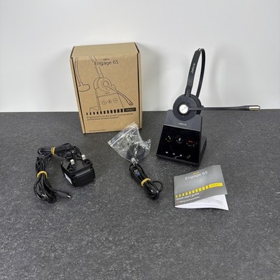 Jabra Engage 65 Stereo Headset Originalverpackt mit Ladestation und Kabeln