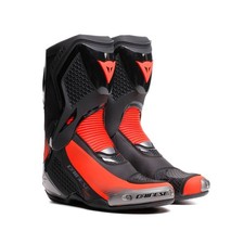Stivali Moto Microfibra Uomo Dainese TORQUE 14 Black/Red-Fluo