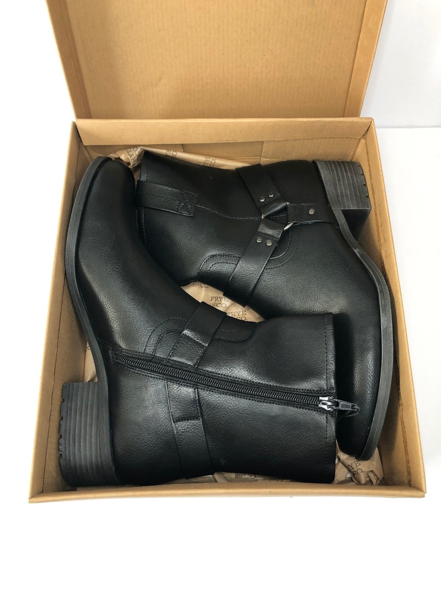 NEW Frye and Co. Elodie 11M Harness Ankle Boots Womens Black  display picture 2