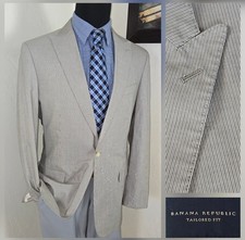 Banana Republic Cotton Blazer Men 42R Peak Lapel Sport Coat Jacket