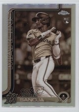 2025 Topps Chrome Sepia Refractor Javier Sanoja #76 0t2