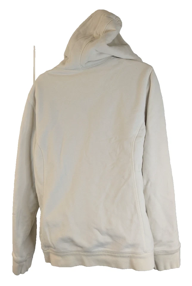 Sudadera con capucha forrada de sherpa L. L. Bean, para mujer, blanca, talla L Foto 2 de 4