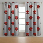 Spiderman Window Curtain Panels for Kids Room - 2 Panels - 41" (W) x 63" (L)