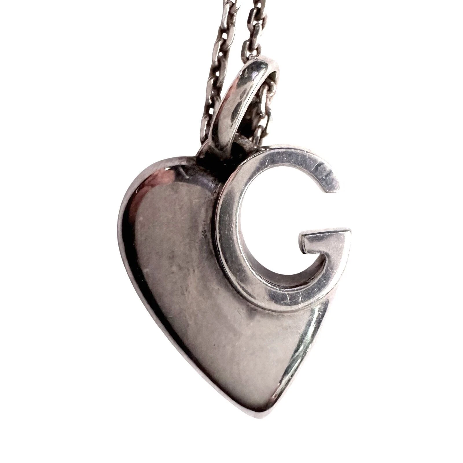 Gucci G Charlotte Cuore in Argento Sterling Massiccio