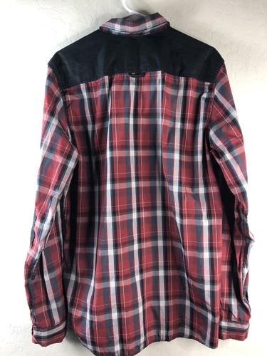 Camisa de manga larga i Jeans by Buffalo para hombre XL a cuadros con botones delanteros - Imagen 4 de 4