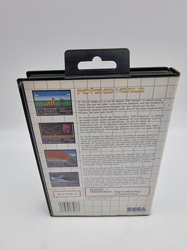 PSYCHIC WORLD NO MANUAL SEGA MASTER SYSTEM PAL BOX USED TESTED - Bild 3 von 6