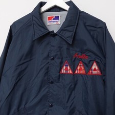 Vintage 80s Tri Delta Delta Delta Sorority Jacket Snap Made In USA Delt Stitched