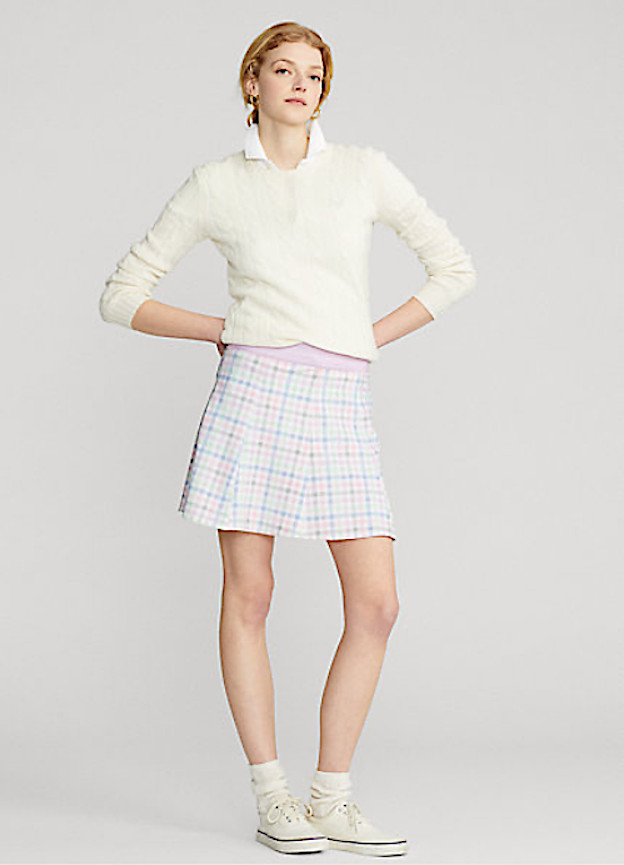 RLX Ralph Lauren Golf Женский клетчатый трикотаж Skort Размер M NWT 148 5390₽
