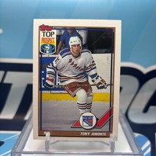 1991-92 Topps #550, TONY AMONTE RC ??? Top Prospects Rookie Card. rookie card picture