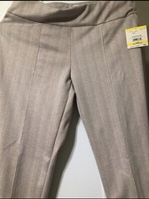 Brand New, NWT Anne Klein Stripped Beige and White Dress Pants