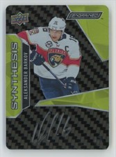 2019-20 UD Engrained Synthesis Carbon Fiber Autographs Aleksander Barkov Auto