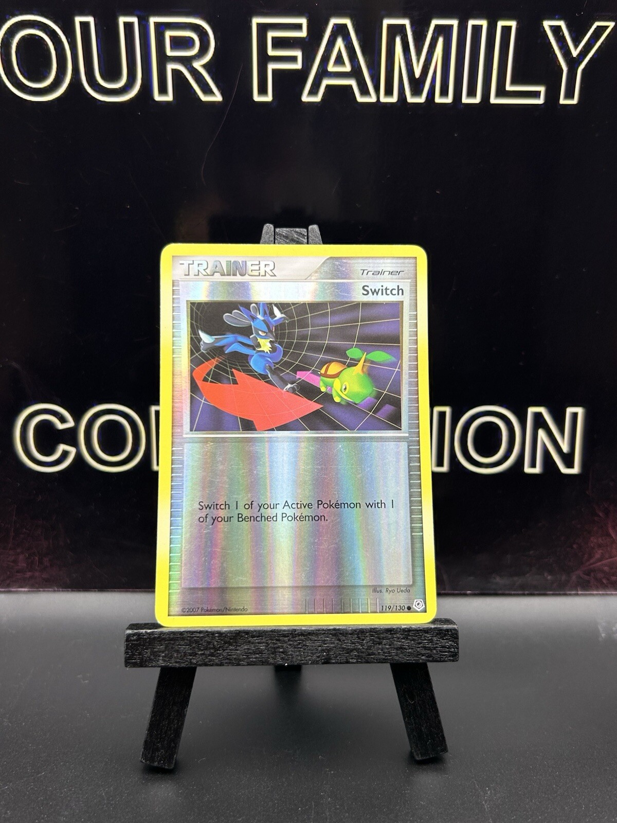 Switch Reverse Holo - 119/130 Diamond & Pearl Excellent - Pokemon Card 2007 - LP