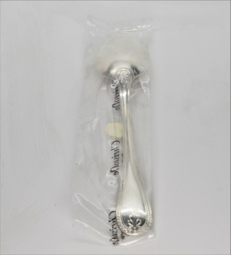 Christofle Paris .925 Sterling Silver Malmaison Serving Spoon NEW - Picture 3 of 4