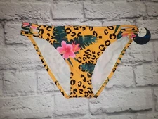 NWT Decree Women's Bikini Bottom Swimsuit Separates Tropical Animal Print