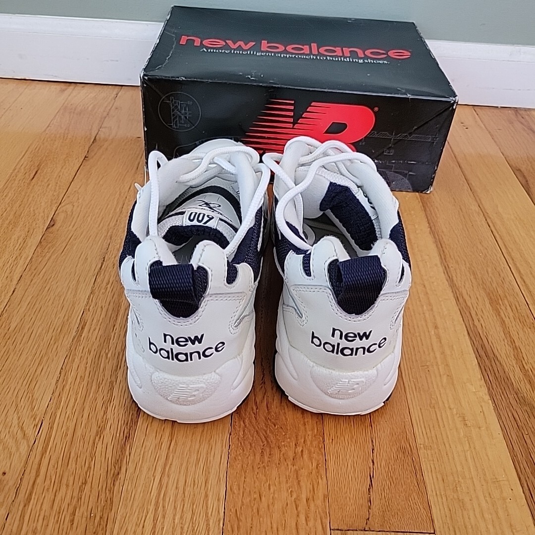 Vintage 90s New Balance MX600WN Athletic Sneaker White/Navy Size