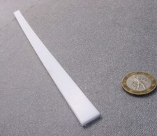 Teflon PTFE Virgin Bar 1/8" - .125" Thick x 1/2" Wide x 12" Long White