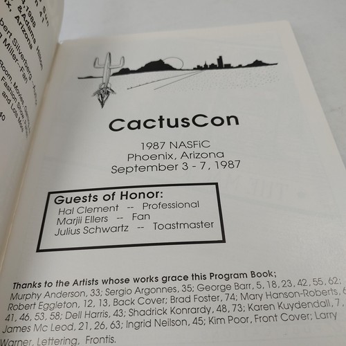 Cactuscon 1987 Convention Program - Picture 2 of 8