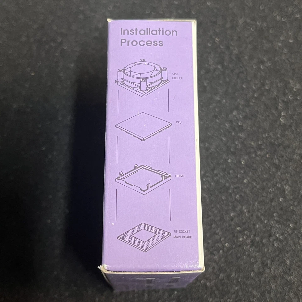 Pentium 586 Socket 5 CPU Fan w/ Aluminum Heat Sink Molex 4 PIN Connector NEW - Image 4 of 4