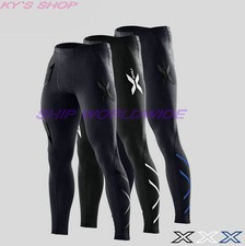 Mens  Compression GYM Pants High Elastic Swea...