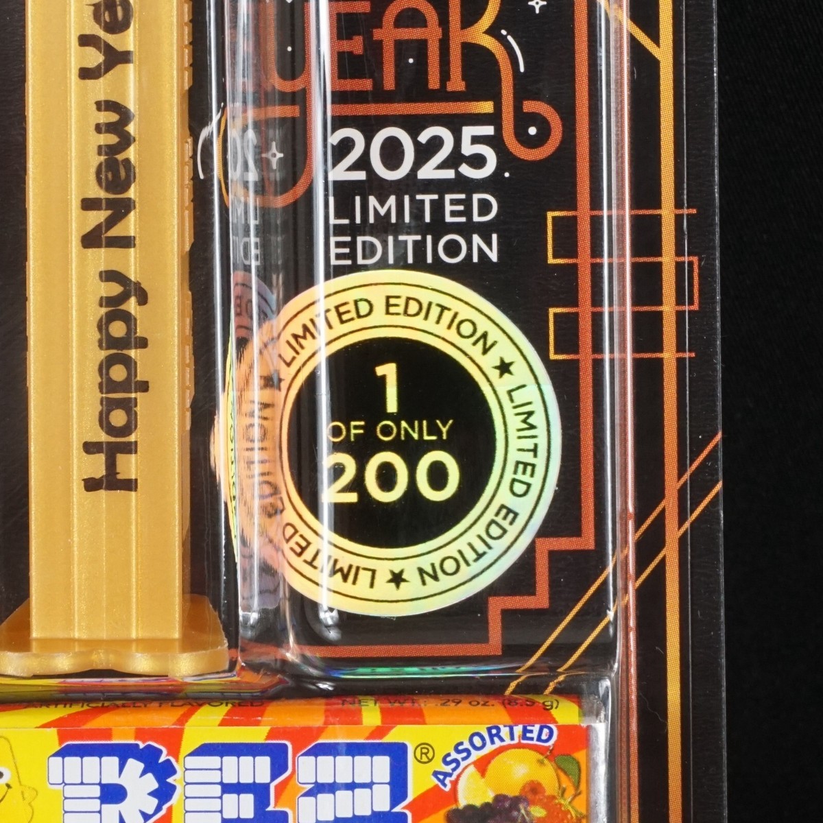 PEZ New Year's 2025 - Black Edition - 1 of 200 - Limited Edition