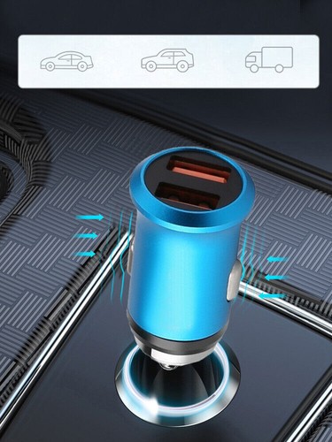 2-Port USB Fast Charging Rapid Car Charger Adapter For iPhone Android LG Samsung - Picture 5 of 11
