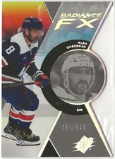 2023 2023-24 SPx Radiance FX #RFX51 Alex Ovechkin 351/949 Washington Capitals