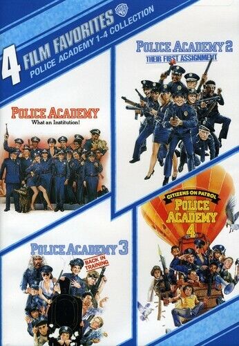 Police Academy Collection 1-4 : 4 films Fa DVD - Photo 1 sur 2